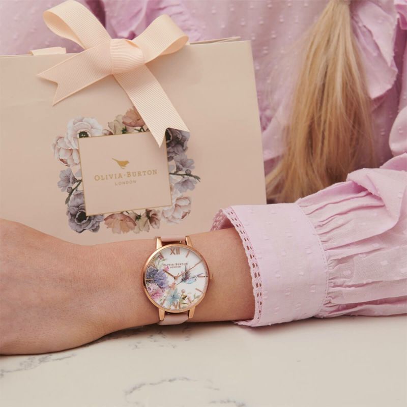 【新品】OLIVIA BURTON 腕時計OB16VM31 ピンク マルチカラー