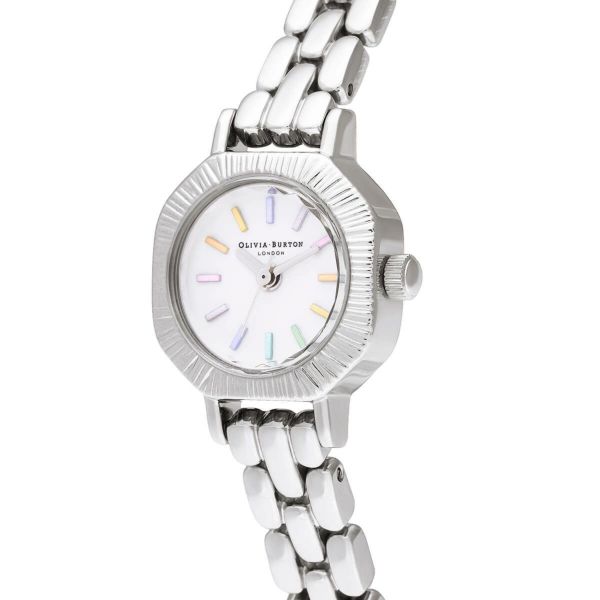 オリビアバートン OLIVIA BURTON レインボー シルバー ブレスレット ミニ ダイヤル 23mm 腕時計