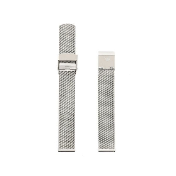 オリビアバートン OLIVIA BURTON 14mm 替えベルト ステンレス メッシュ シルバー 腕時計用ベルト/14mm幅ベルト