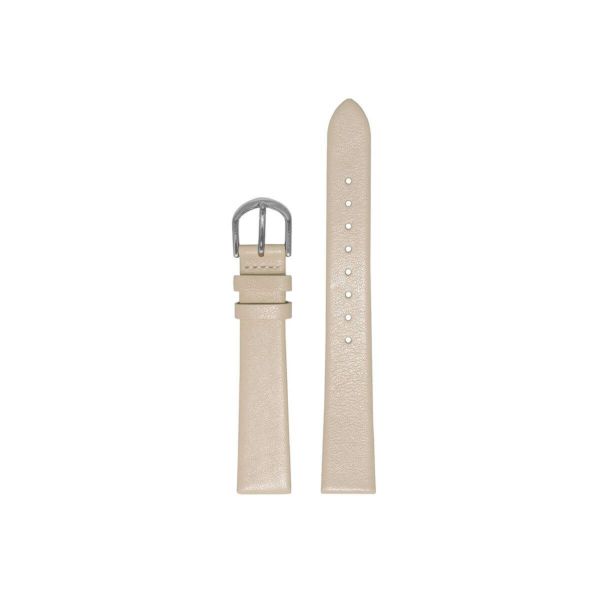 オリビアバートン OLIVIA BURTON 12mm 替えベルト レザー ヌードピーチ ＆ シルバー 腕時計用ベルト/12mm幅ベルト