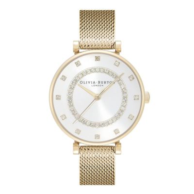 クラシック ベルグレイブ 32mm ティーバー ホワイト & ゴールドメッシュ