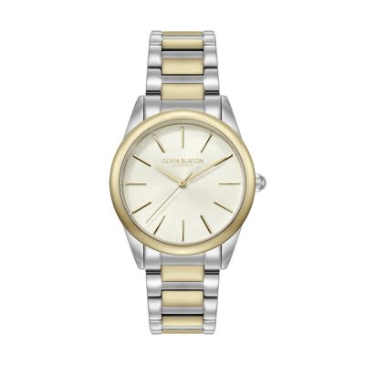 【最終値下】OLIVIABURTON サンフラワーデミダイヤルゴールドメッシュ 極美品☆OLIVIABURTON サンフラワーデミダイヤルゴールドメッシュ